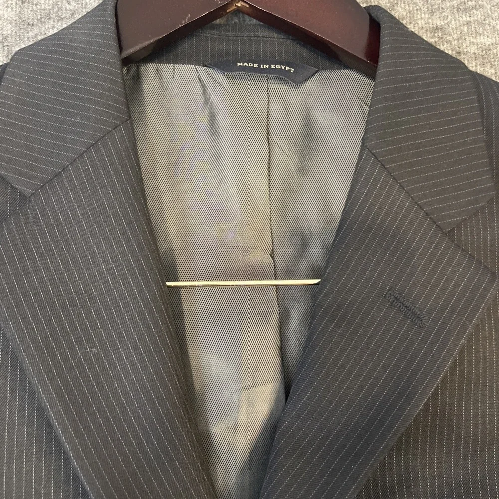 Banana Republic Mens Wool Blend Blazer Sports Coat Suit Jacket 38S Made In Egypt